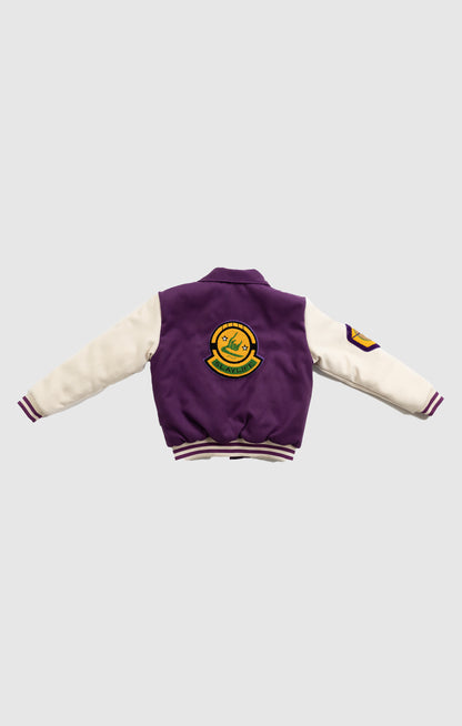 SLAY BELL VARSITY BOMBER JACKET