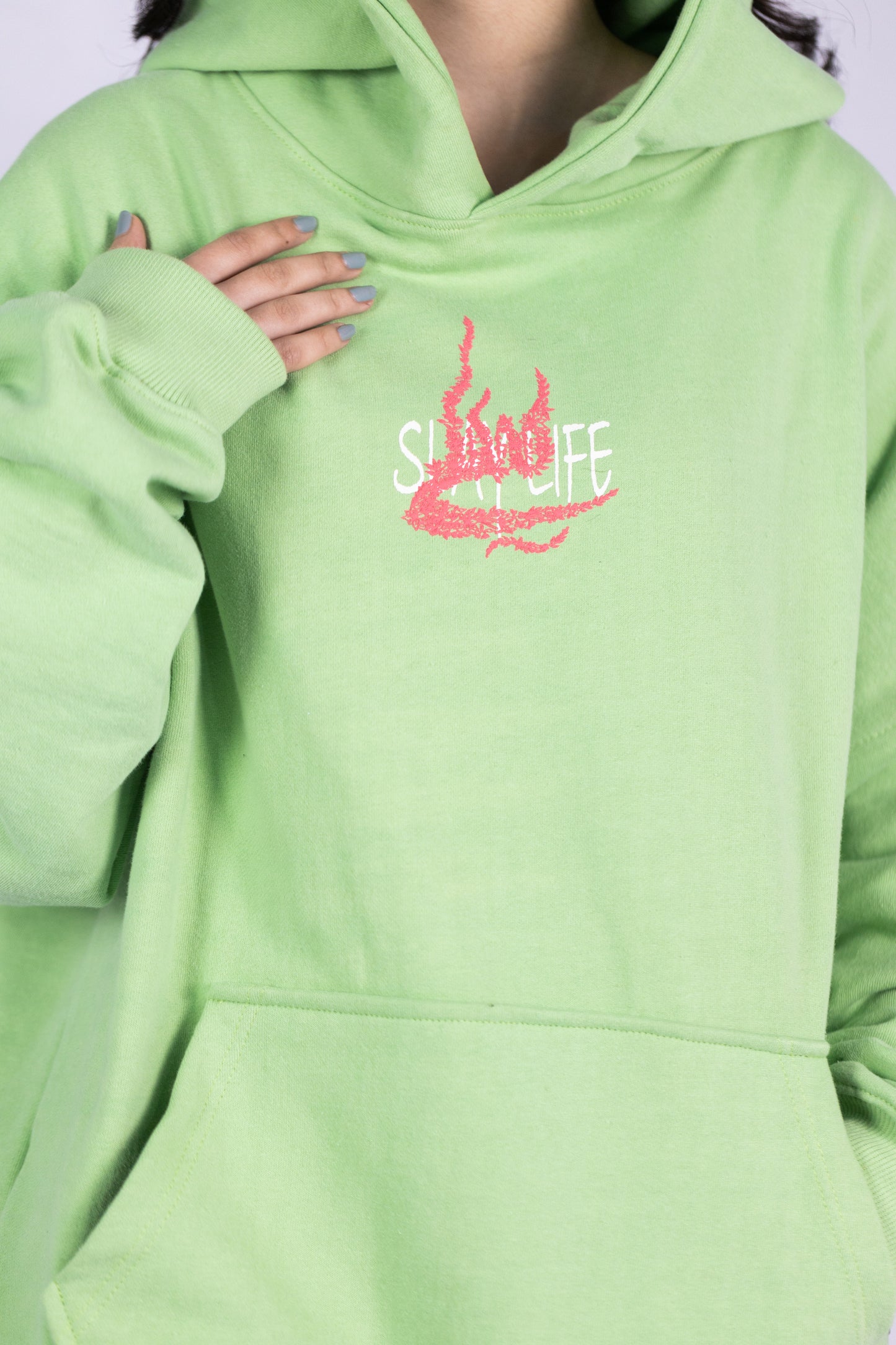 PASTEL GREEN HOODIE