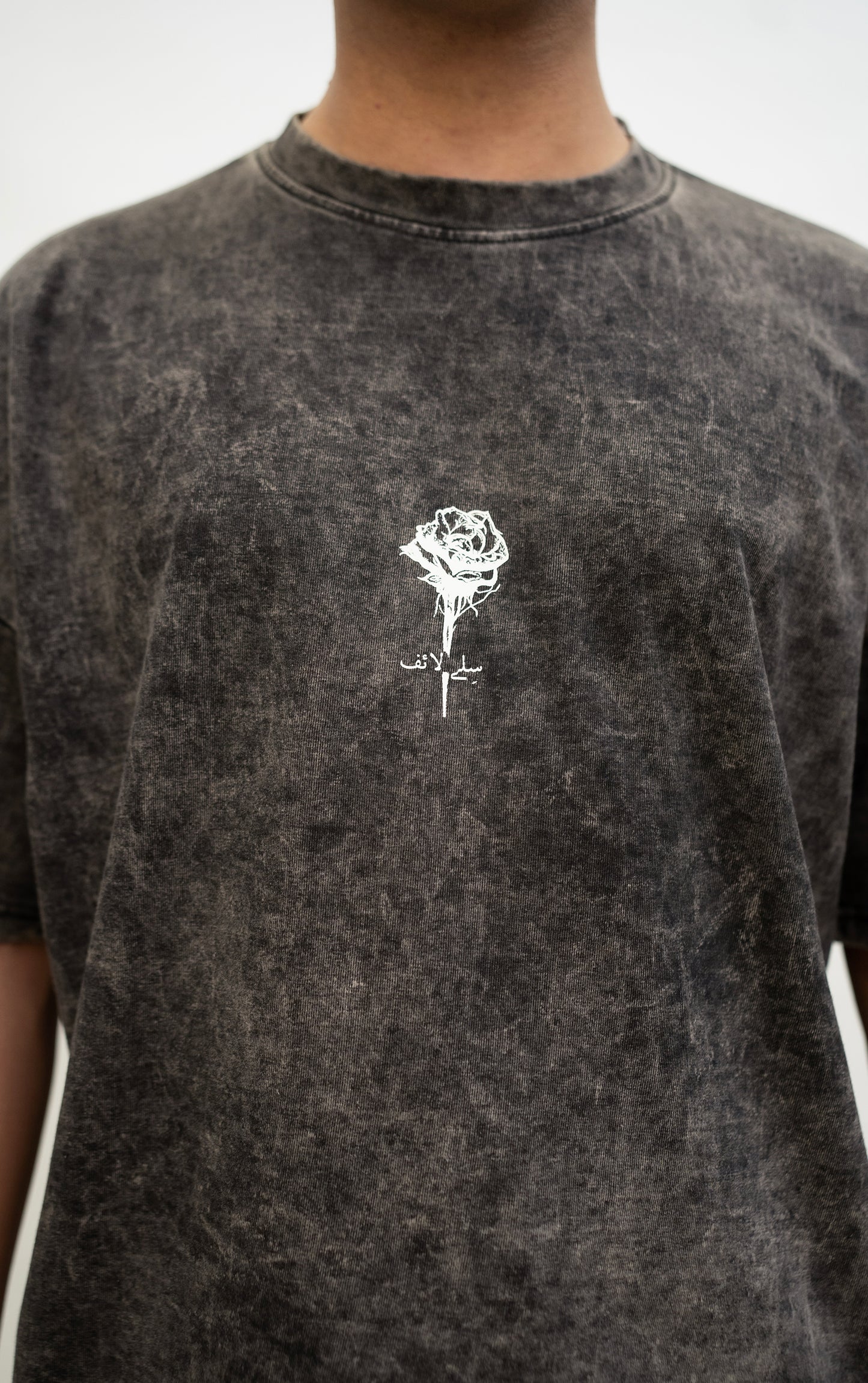 “ ROSE ” ACID WASH OVERSIZED T-SHIRT