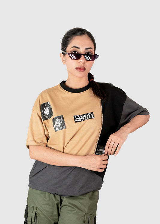 “ 3 Panel “ oversized T-Shirt